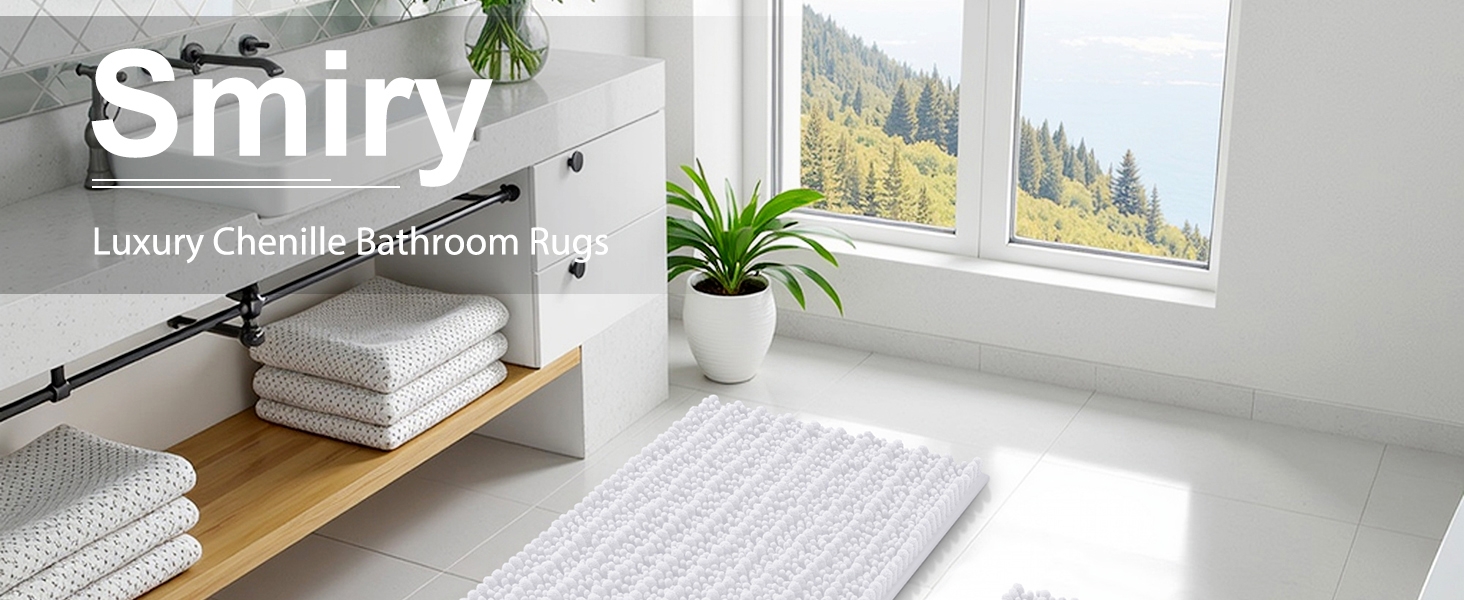 Smiry bathroom rugs